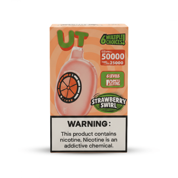 UT Bar 50K Disposable Vape | Strawberry Swirl (Up to 50,000 Puffs)