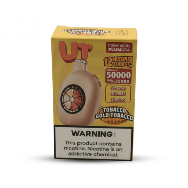 UT25000 / UT50000 Disposable Vape by Flum – Gold Tobacco (2-in-1 Flavor Modes)