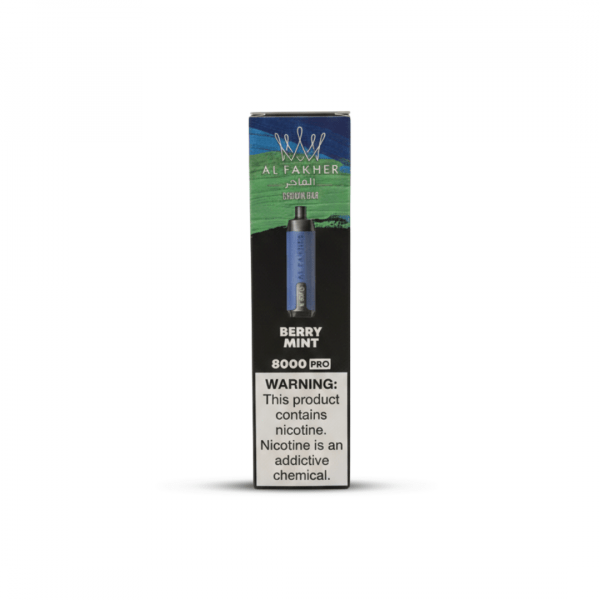 Crown Bar Al Fakher 8000 Pro Disposable Vape – Berry Mint