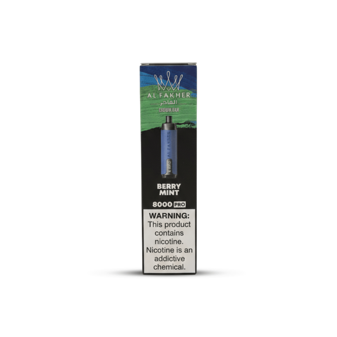 Crown Bar Al Fakher 8000 Pro Disposable Vape Berry Mint