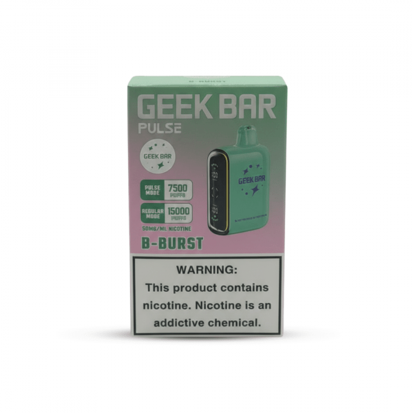 Geek Bar Pulse 15000 Puffs Disposable Vape – B-Burst (50mg)