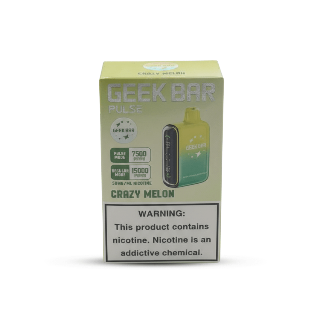 Geek Bar Pulse 15000 Puffs Disposable Vape Crazy Melon 50mg