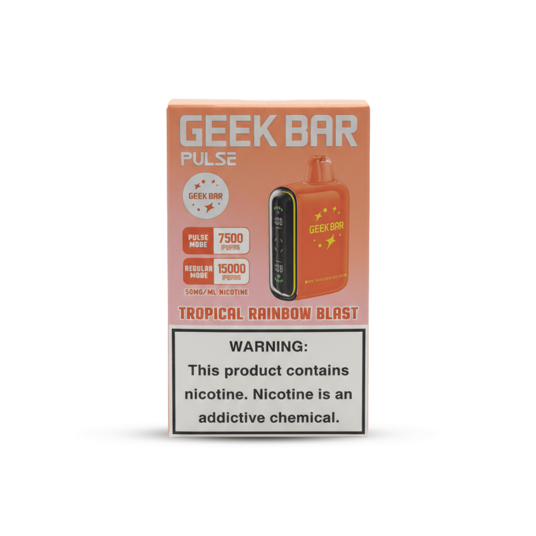 Geek Bar Pulse 15000 Puffs Disposable Vape Tropical Rainbow Blast
