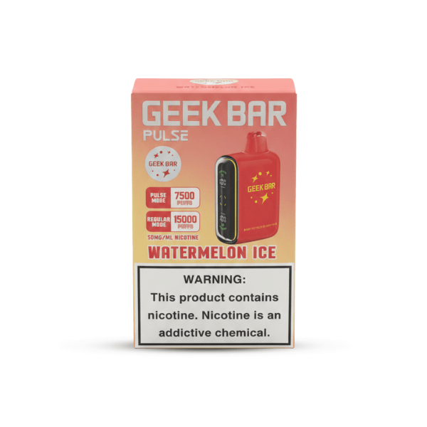 Geek Bar Pulse 15000 Puffs Disposable Vape – Watermelon Ice