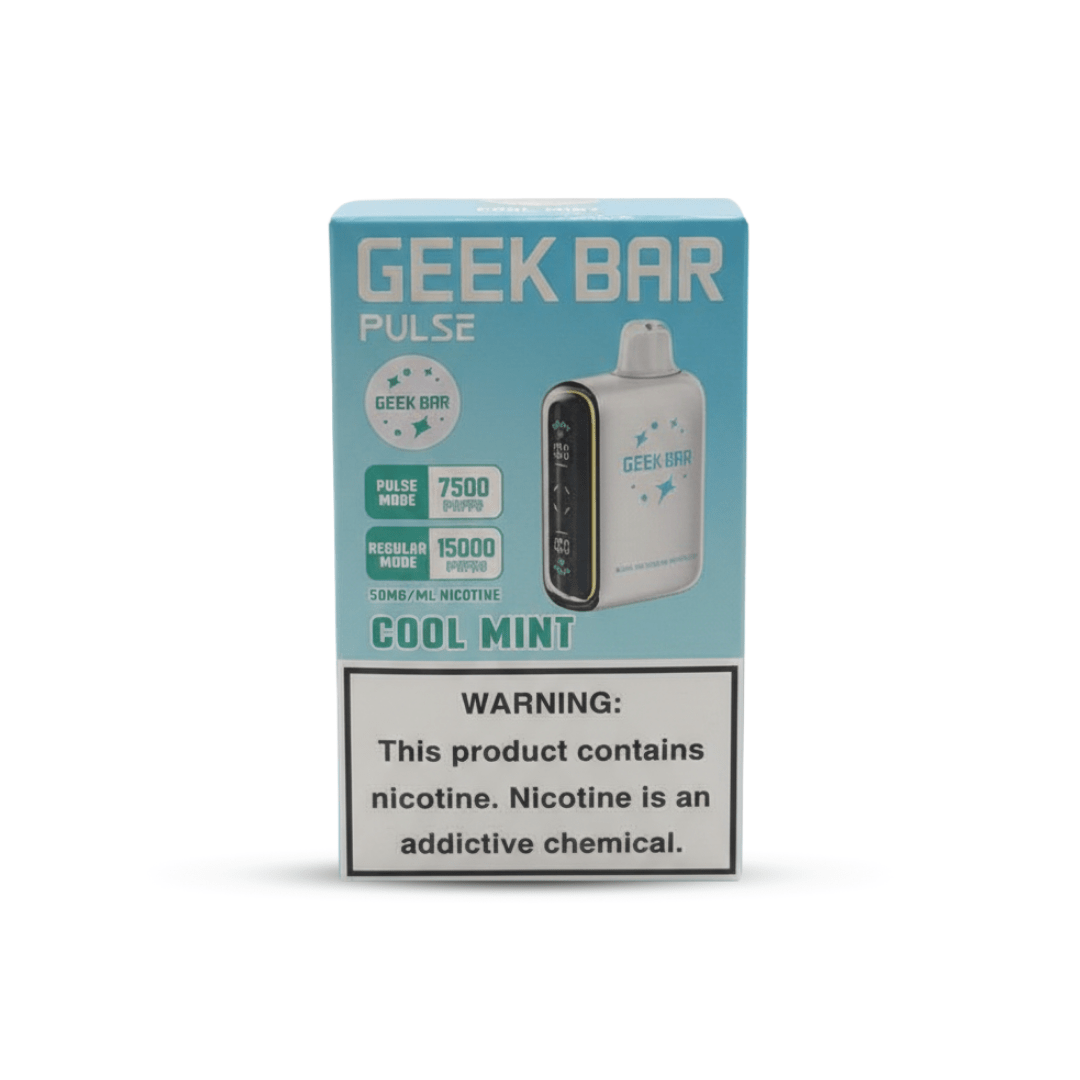 Geek Bar Pulse Cool Mint Disposable Vape 15000 Puffs 50mg