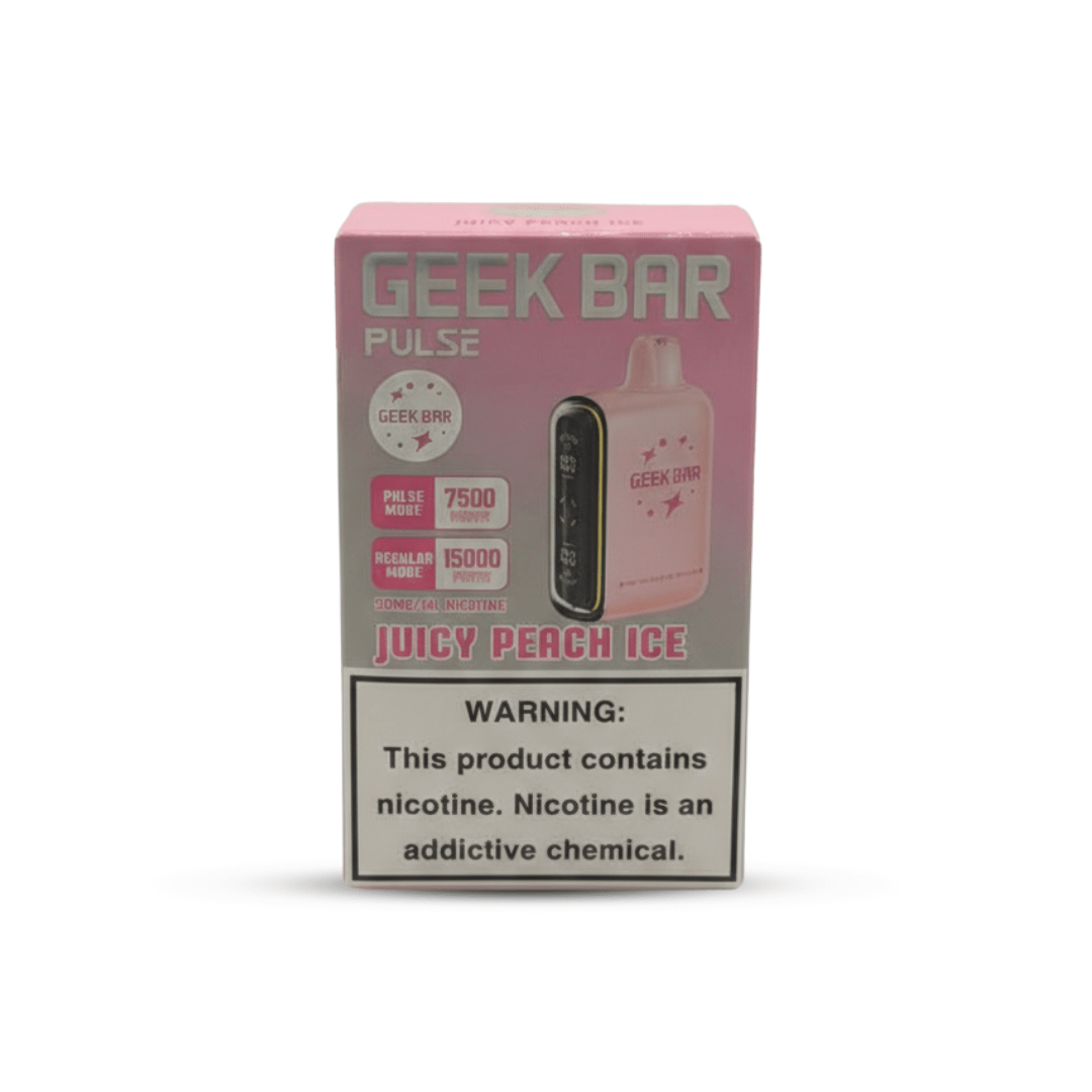Geek Bar Pulse Disposable Vape Juicy Peach Ice 15000 Puffs