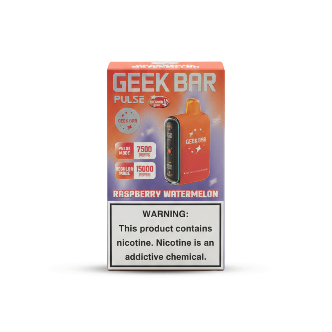 Geek Bar Pulse Disposable Vape Raspberry Watermelon 15000 Puffs