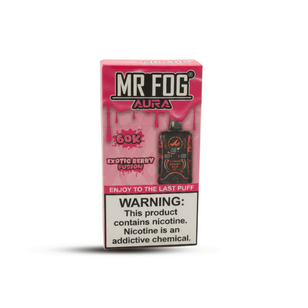 Mr. Fog Aura 60K Puffs Disposable Vape – Exotic Berry Fusion