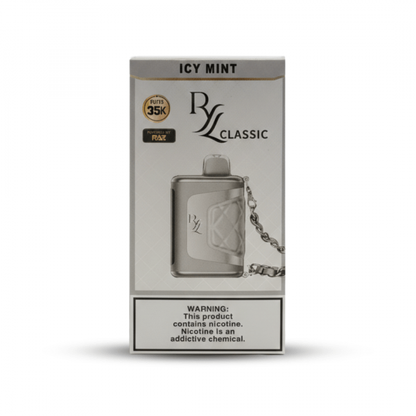 RYL Classic Disposable Vape by RAZ – Icy Mint (35,000 Puffs)