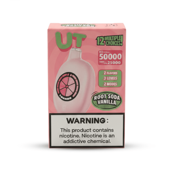 UT Disposable Vape – Root Soda Vanilla (Up to 50,000 Puffs)
