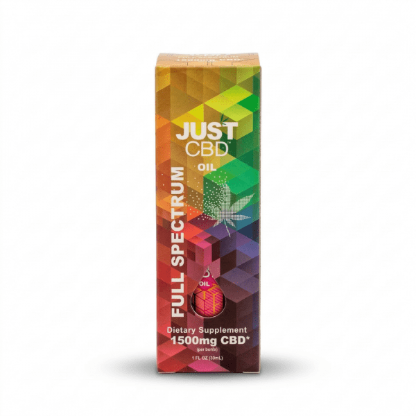 JustCBD Full Spectrum CBD Oil Tincture – 1500mg (30ml)