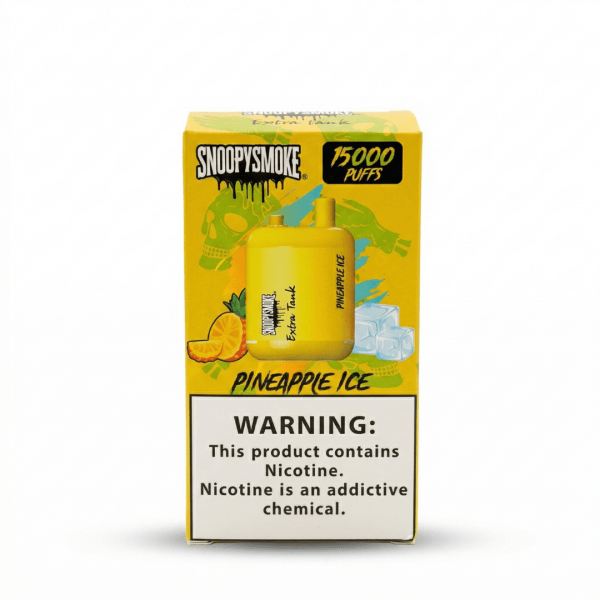 Snoopysmoke Extra Tank 15000 Puffs Disposable Vape - Pineapple Ice