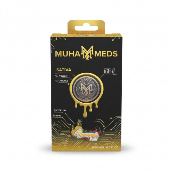 Muha Meds Pineapple Runtz Sativa THC-A Disposable (2000mg)