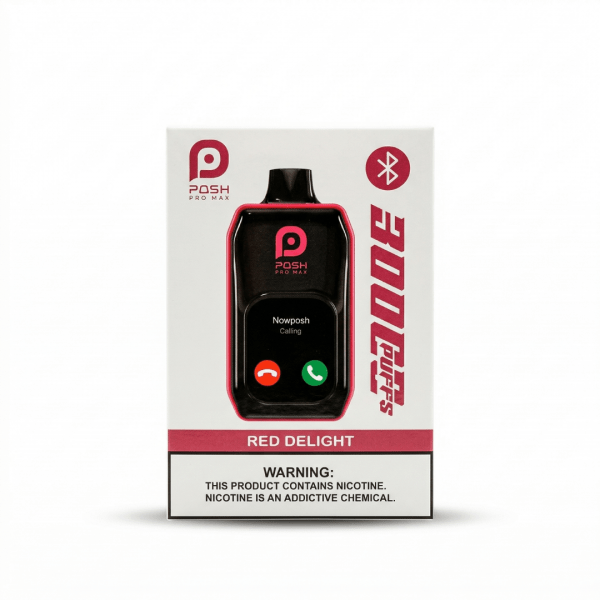 Posh Pro Max 30000 Puffs Bluetooth Disposable Vape - Red Delight