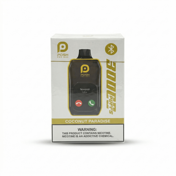 Posh Pro Max 30000 Puffs Bluetooth Disposable Vape - Coconut Paradise