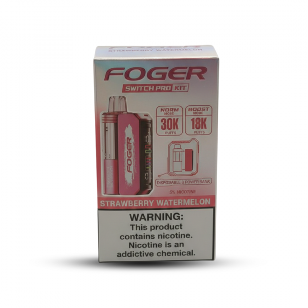 Foger Switch Pro Kit Strawberry Watermelon Disposable Vape & Power Bank