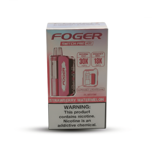 Foger Switch Pro Kit Strawberry Watermelon Disposable Vape & Power Bank