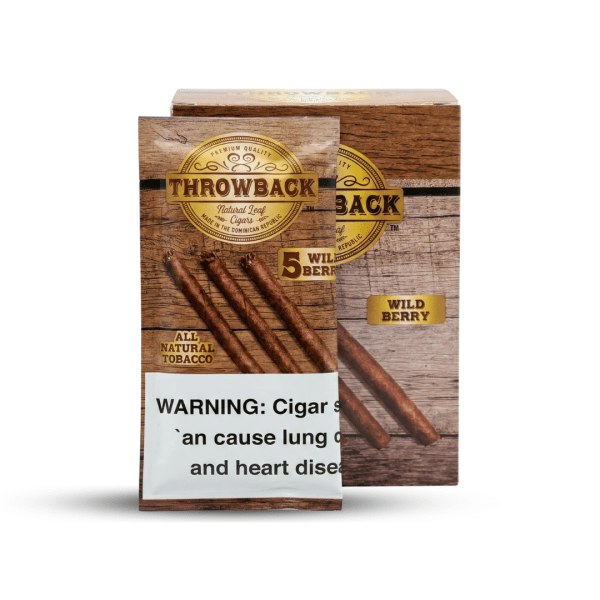 Throwback Natural Leaf Wild Berry Cigars (5-Pack)