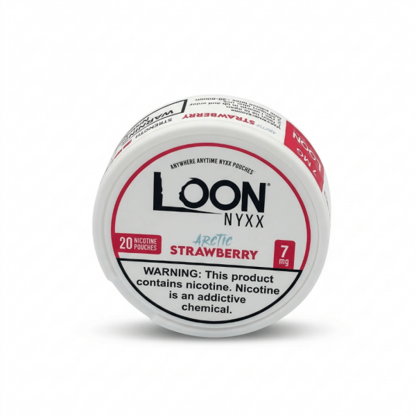 Loon Nyxx Arctic Strawberry Nicotine Pouches (7mg) – 20 Count