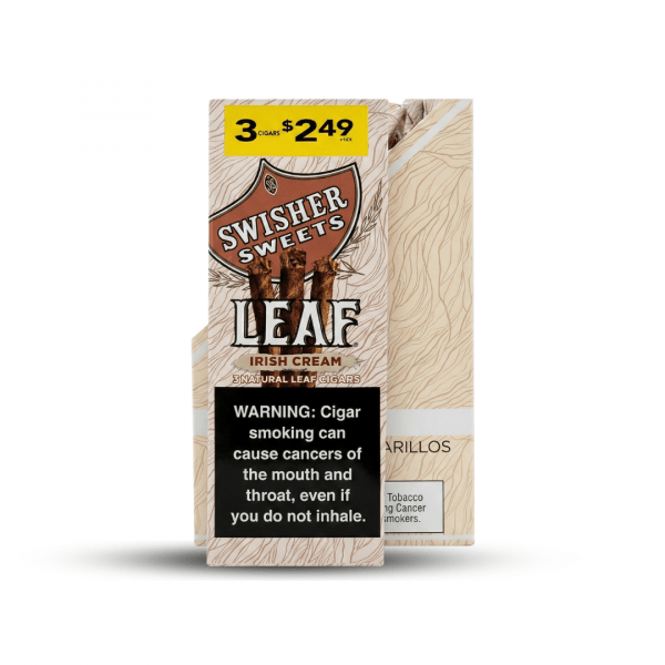 Swisher Sweets Leaf Irish Cream Natural Leaf Cigars (3-Pack)
