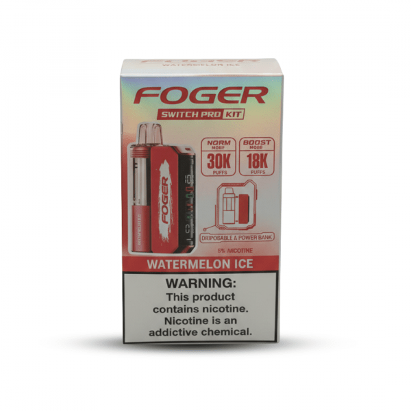 Foger Switch Pro Kit Watermelon Ice Disposable Vape & Power Bank