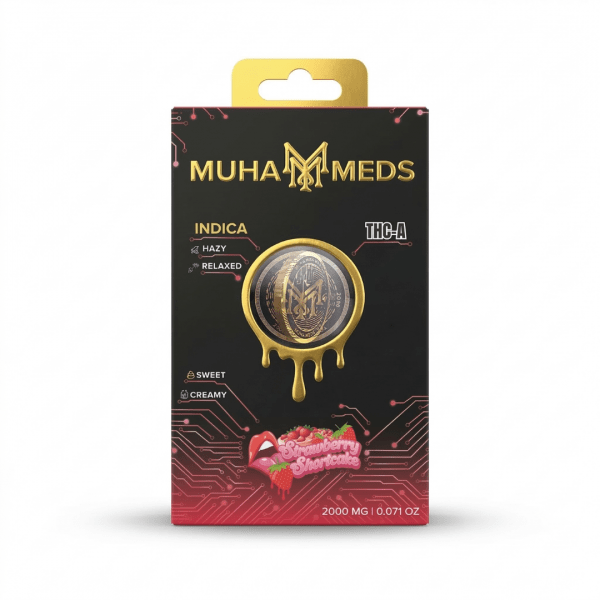 Muha Meds THC-A 2000mg Disposable – Strawberry Shortcake (Indica)