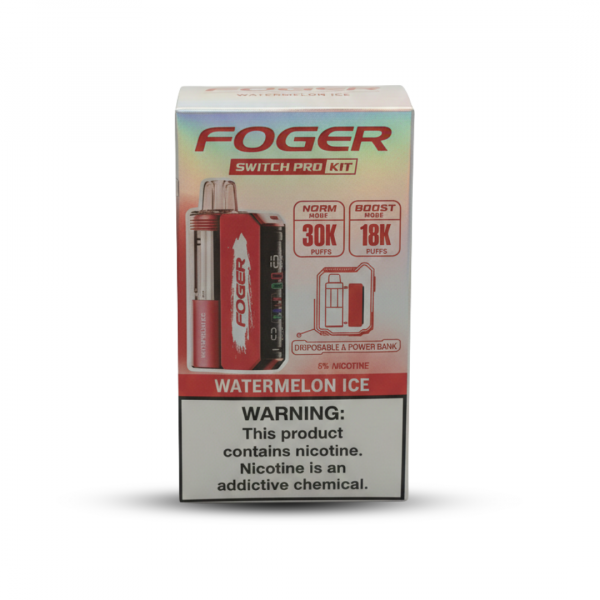 Foger Switch Pro Kit Watermelon Ice Disposable Vape & Power Bank