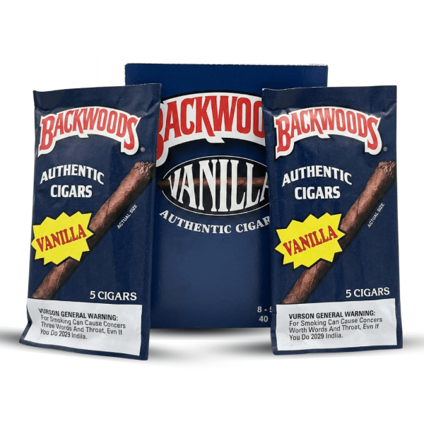 Backwoods Vanilla Authentic Cigars (5-Pack Pouch)