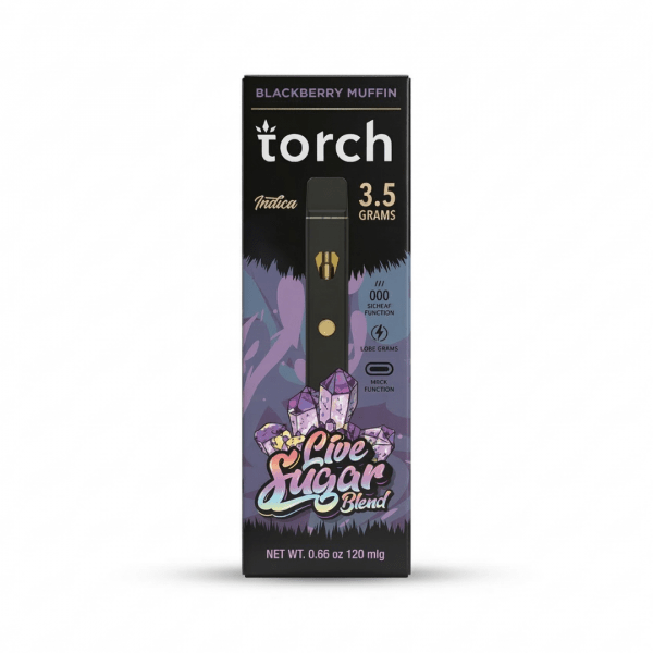 Torch Live Sugar Blend Disposable Vape – Blackberry Muffin (3.5 Grams)