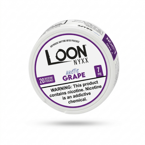 Loon Nyxx Arctic Grape Nicotine Pouches (7mg) – 20 Count