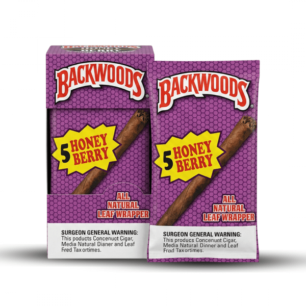 Backwoods Honey Berry Cigars (5-Pack) – All Natural Leaf Wrapper