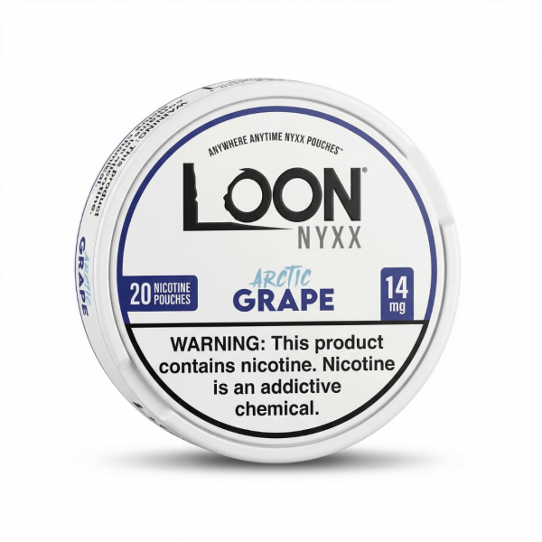 Loon Nyxx Arctic Grape Nicotine Pouches (14mg) – 20 Count