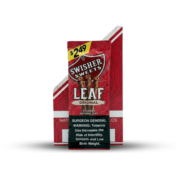 Swisher Sweets Leaf Original Rough-Cut Cigars (3-Count Pouch)