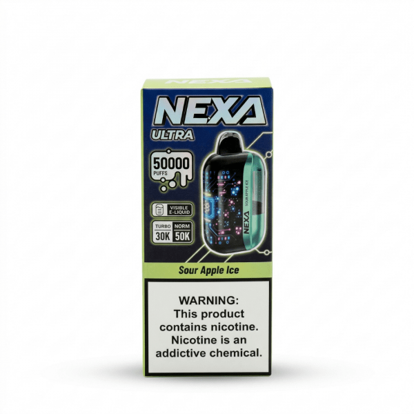 NEXA Ultra 50000 Puffs Disposable Vape - Sour Apple Ice