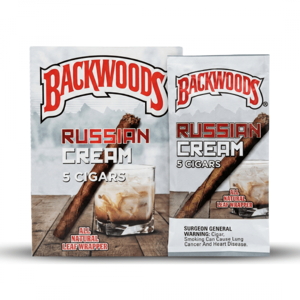 Backwoods Russian Cream All Natural Tobacco Leaf Cigars (5-Pack)