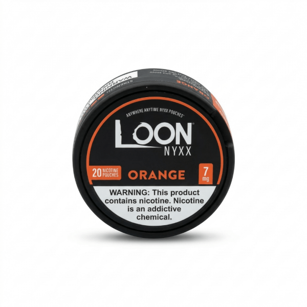 Loon NYXX Orange Nicotine Pouches (7mg) – 20 Count Can