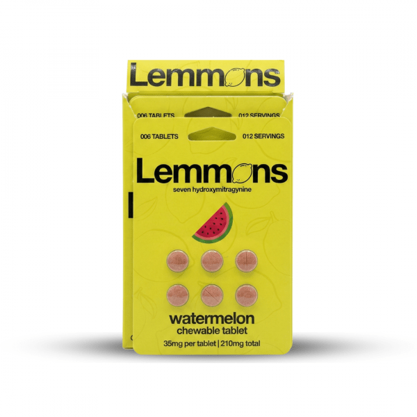 Lemmons Watermelon Seven Hydroxymitragynine 35mg Chewable Tablets (6-Count)
