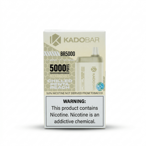 Kado Bar BR5000 Disposable Vape – Chilled Penta Peach (5000 Puffs)