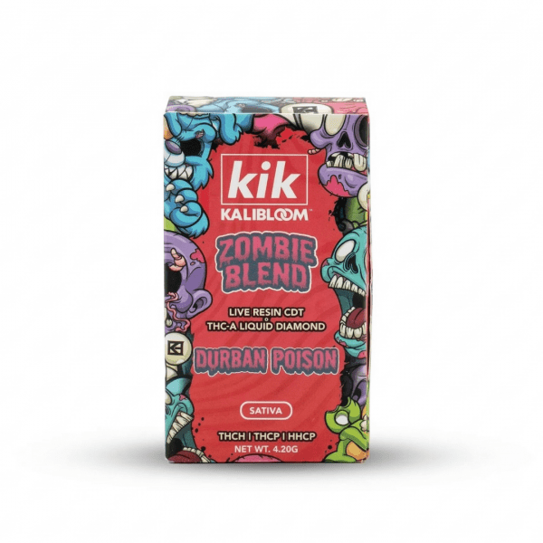 Kalibloom KIK Zombie Blend Disposable Vape – Durban Poison (4.20g)