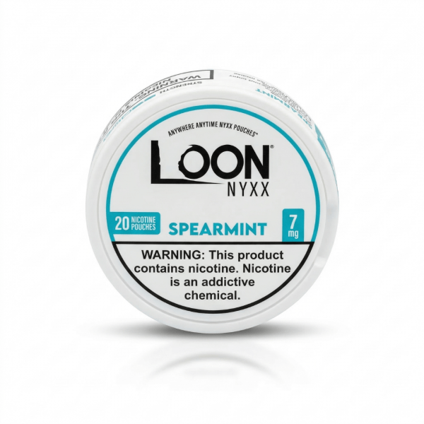 Loon NYXX Spearmint Nicotine Pouches (7mg) – 20 Count Can