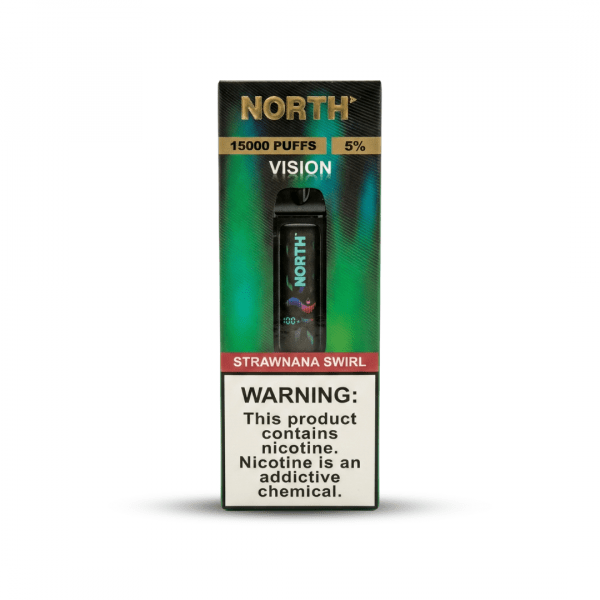 North Vision 15000 Puffs Disposable Vape - Strawnana Swirl (5% Nicotine)