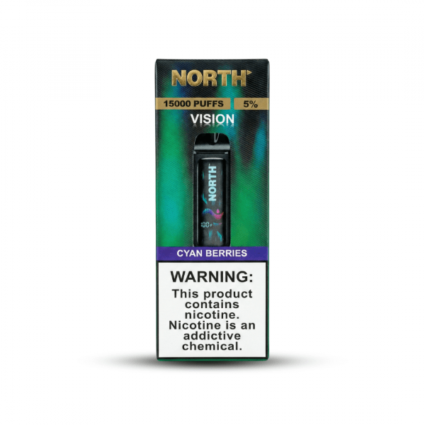 North Vision 15000 Puffs Disposable Vape - Cyan Berries (5% Nicotine)