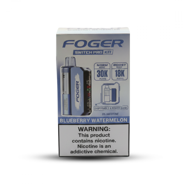 Foger Switch Pro Kit Blueberry Watermelon Disposable Vape & Power Bank