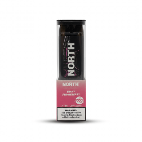 North 5000 Puffs Disposable Vape - Dirty Strawberry (5% Nicotine)