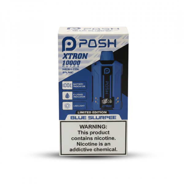 Posh Xtron 10000 Puffs Disposable Vape - Blue Slurpee (Limited Edition)