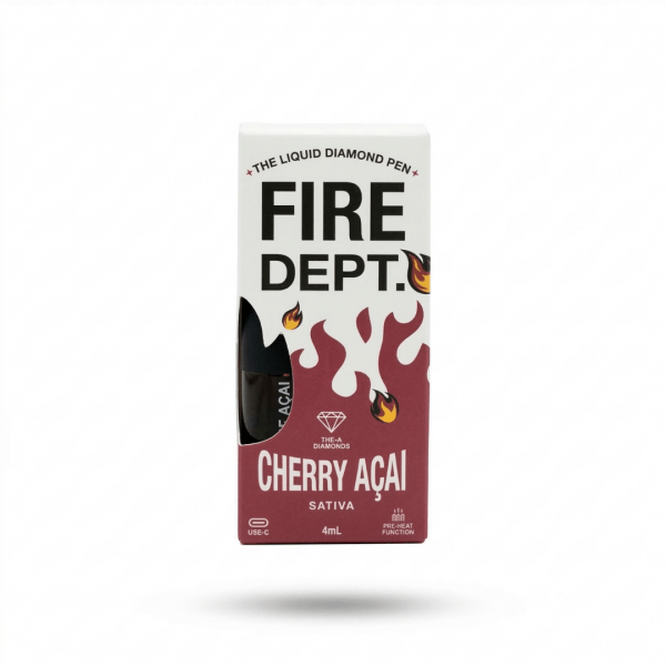 Fire Dept. Cherry Acai Sativa Liquid Diamond Disposable Vape (4g)