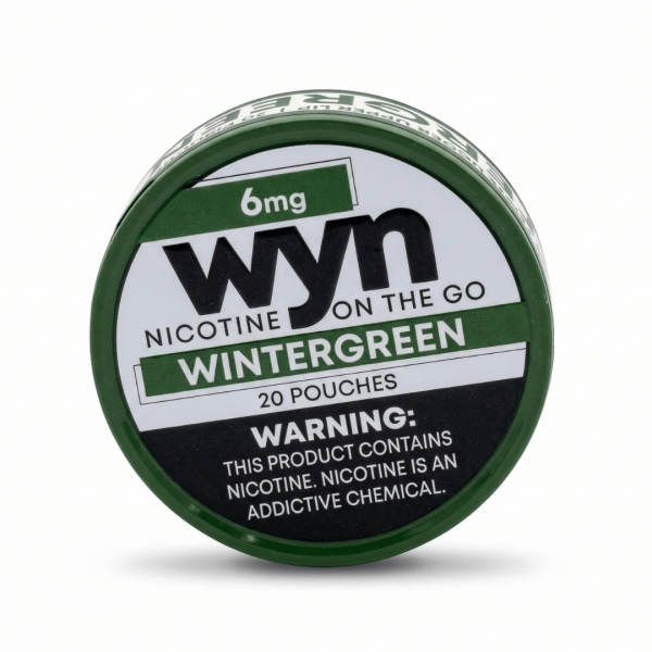 Wyn Wintergreen 6mg Nicotine Pouches (20 Pouches Per Can)