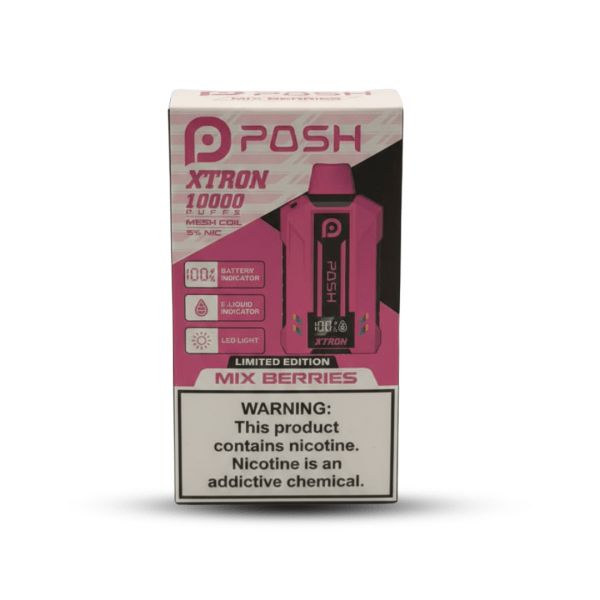 Posh Xtron 10000 Puffs Disposable Vape - Mix Berries (Limited Edition)