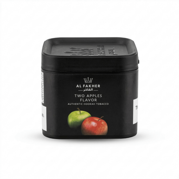 Al Fakher Two Apples Flavor Authentic Hookah Tobacco (250g Tin)