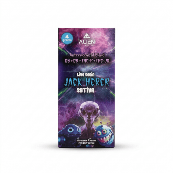 Alien Exotics Astronomical Blend Disposable Vape (4 Grams) – Jack Herer Sativa